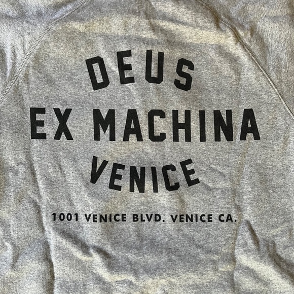 NWT - Deus Ex Machina Venice Address Hoodie Grey XS - Picture 8 of 12